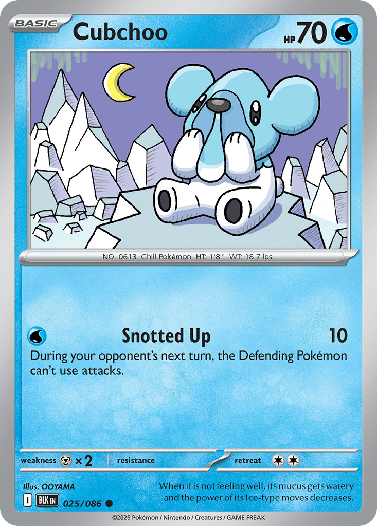 Cubchoo 025/086 - Reverse Holo