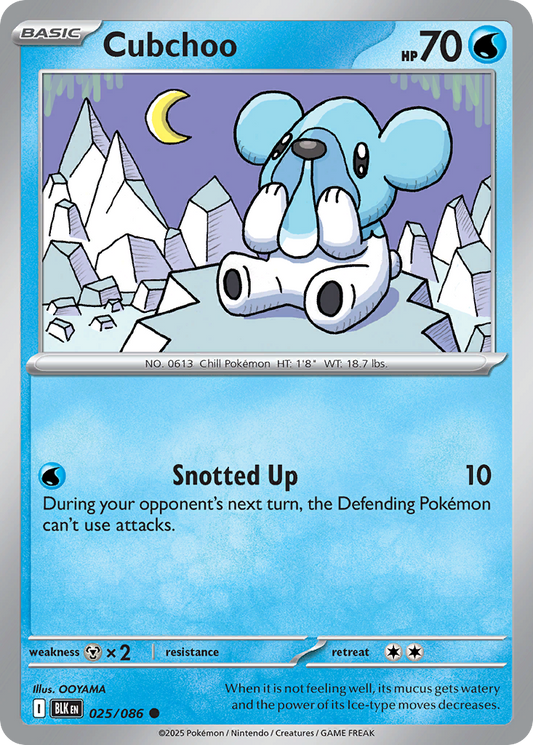 Cubchoo 025/086 - Reverse Holo