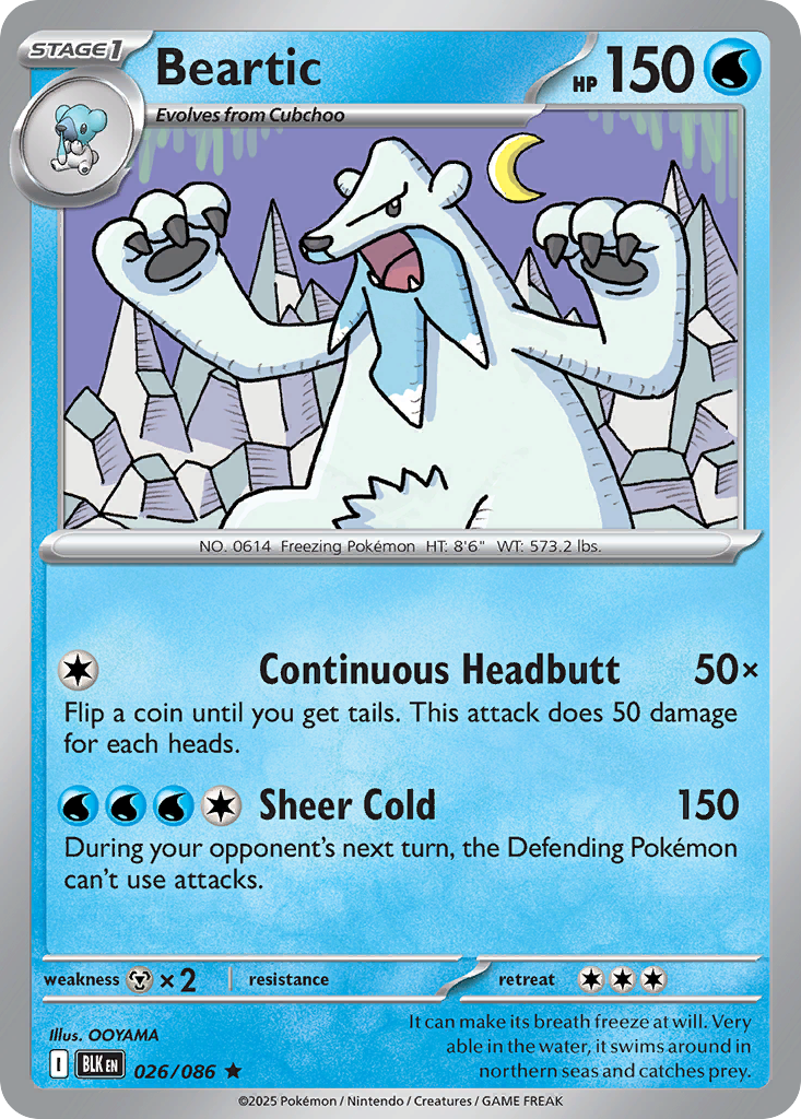 Beartic 026/086 - Reverse Holo