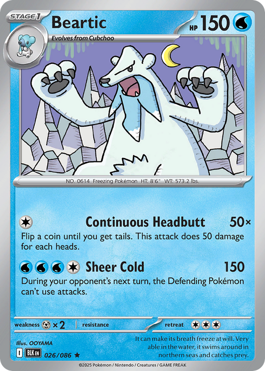 Beartic 026/086 - Reverse Holo