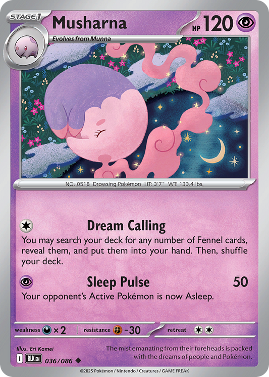 Musharna 036/086 - Reverse Holo