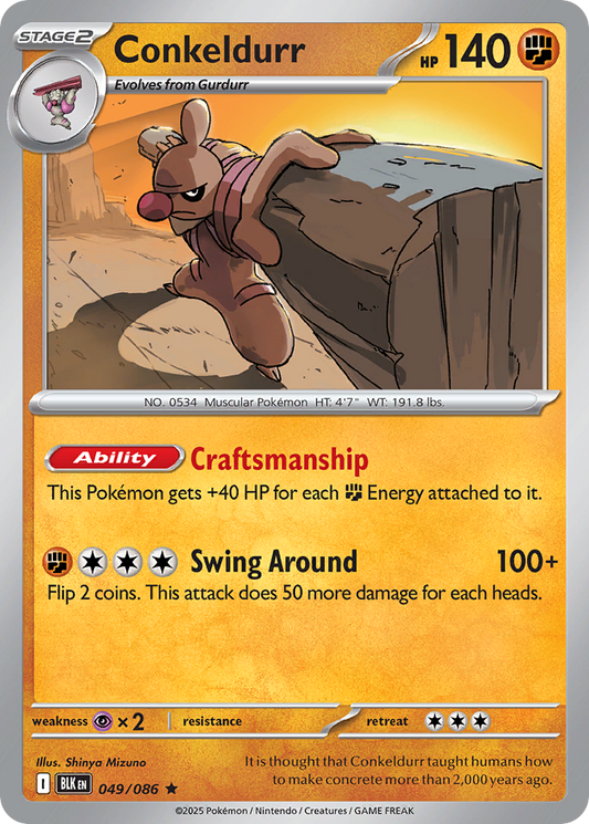 Conkeldurr 049/086 - Reverse Holo