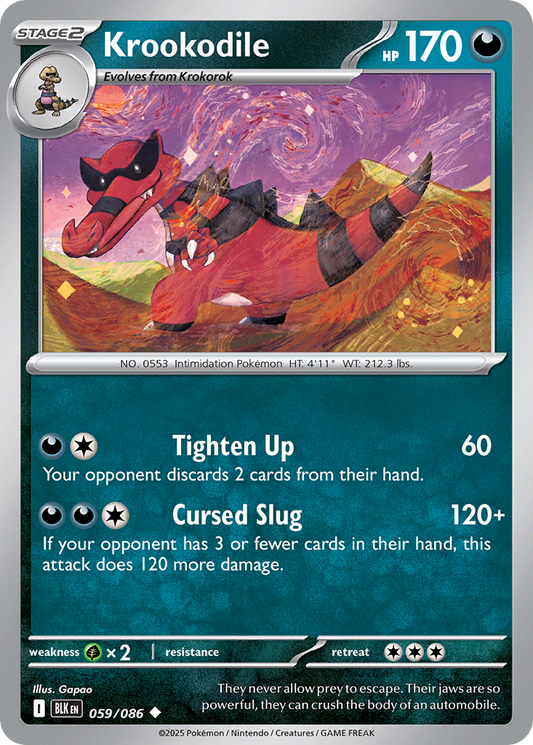 Krookodile 059/086 - Reverse Holo