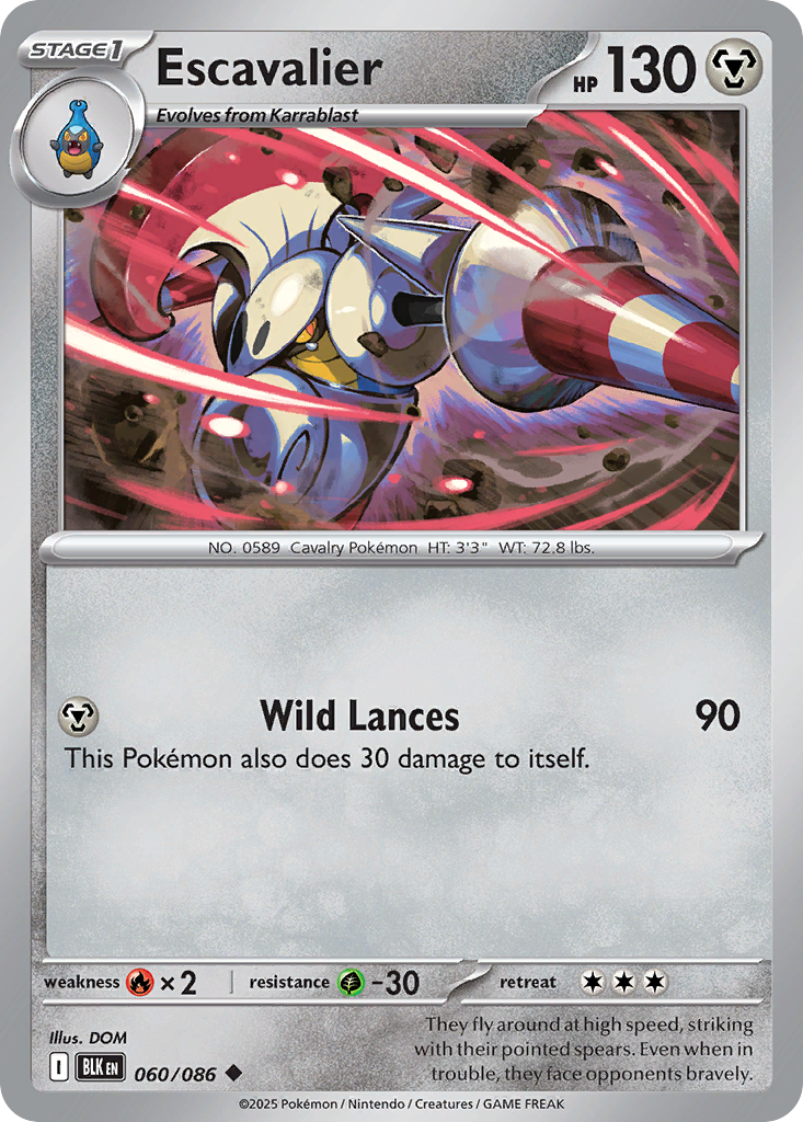 Escavalier 060/086 - Reverse Holo