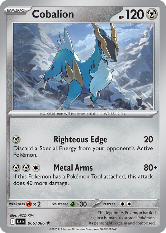 Cobalion 066/086 - Reverse Holo