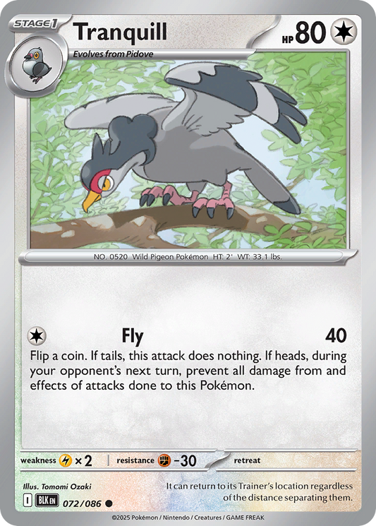 Tranquill 072/086 - Reverse Holo