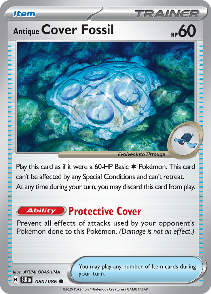 Antique Cover Fossil 080/086 - Reverse Holo