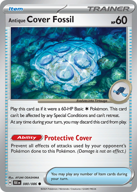 Antique Cover Fossil 080/086 - Reverse Holo