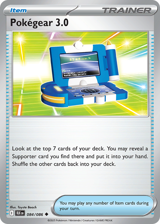 Pokégear 3.0 084/086 - Reverse Holo