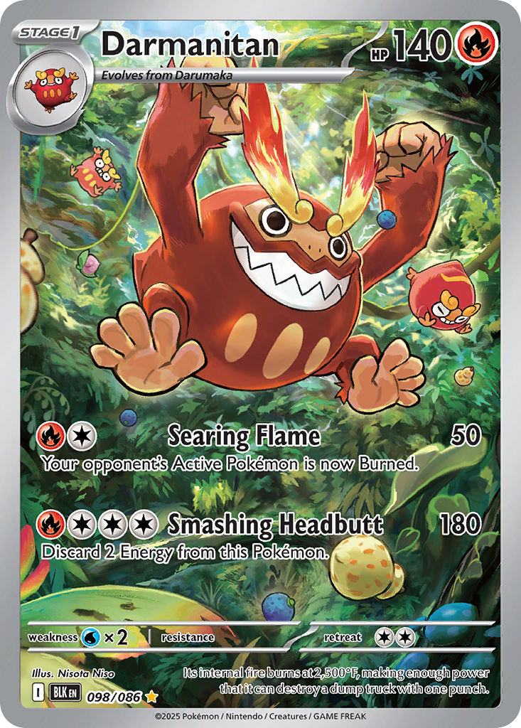 Darmanitan 098/086 - Reverse Holo