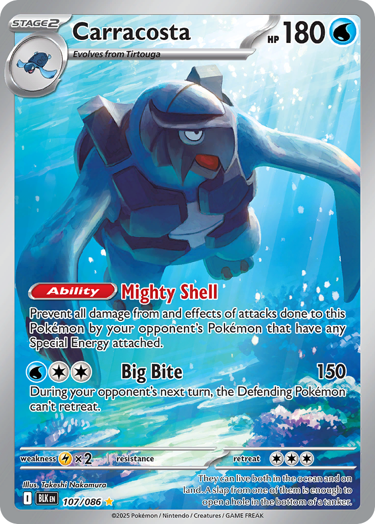 Carracosta 107/086 - Reverse Holo