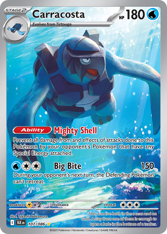 Carracosta 107/086 - Reverse Holo