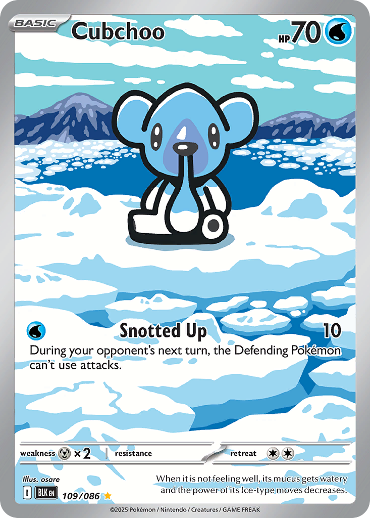 Cubchoo 109/086 - Reverse Holo