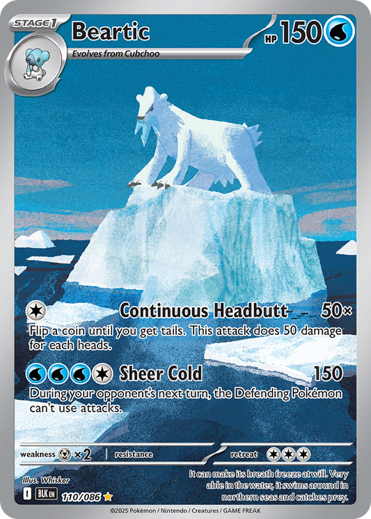 Beartic 110/086 - Reverse Holo