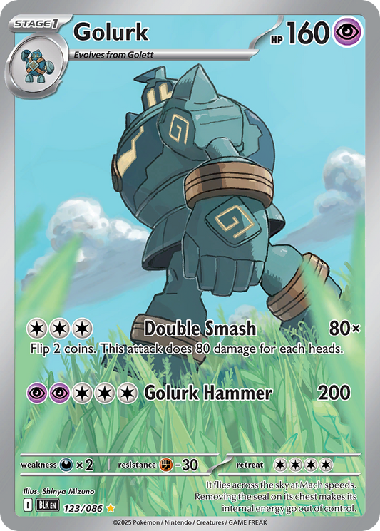 Golurk 123/086 - Reverse Holo