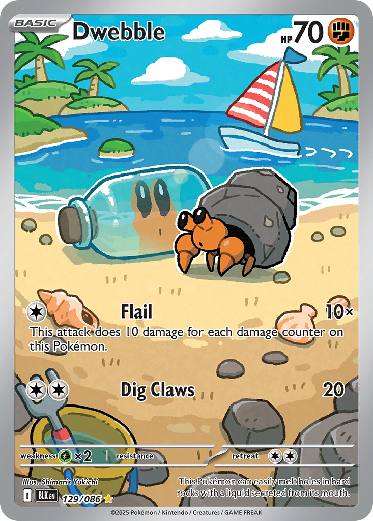 Dwebble 129/086 - Reverse Holo