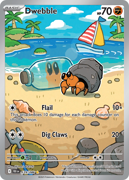 Dwebble 129/086 - Reverse Holo