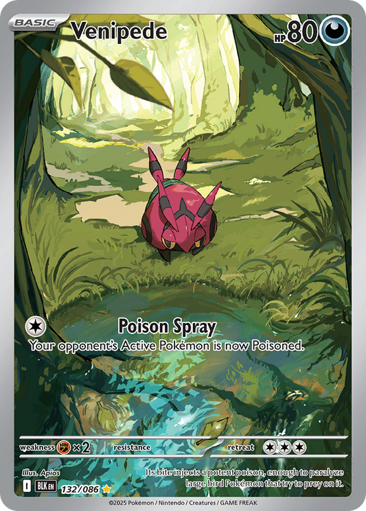 Venipede 132/086 - Reverse Holo