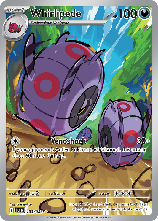 Whirlipede 133/086 - Reverse Holo
