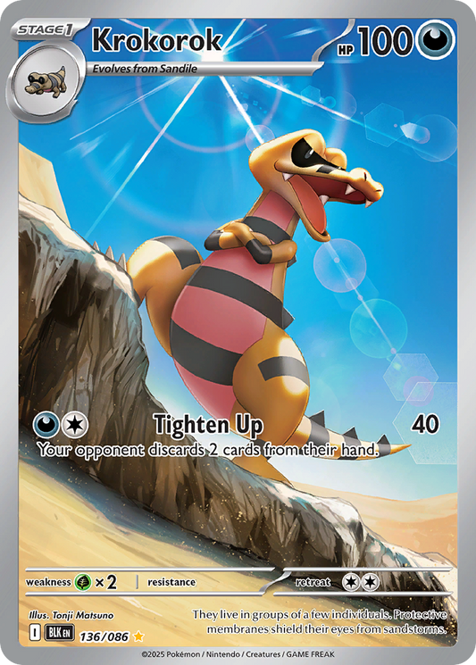 Krokorok 136/086 - Reverse Holo