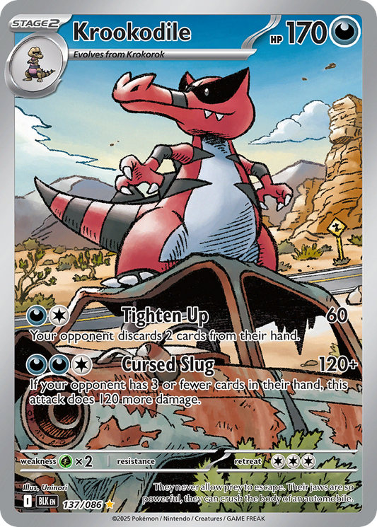 Krookodile 137/086 - Reverse Holo