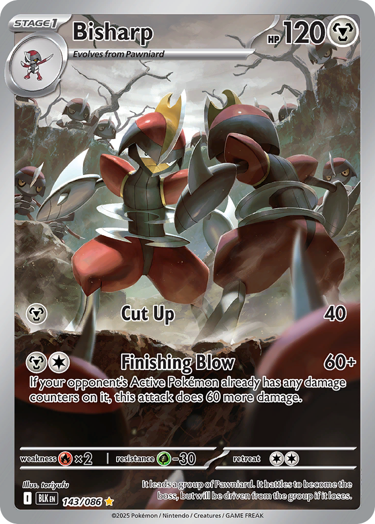Bisharp 143/086 - Reverse Holo