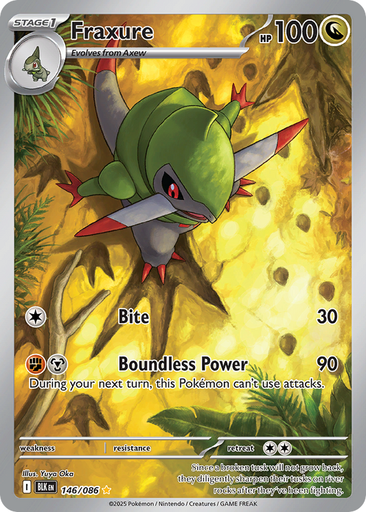 Fraxure 146/086 - Reverse Holo
