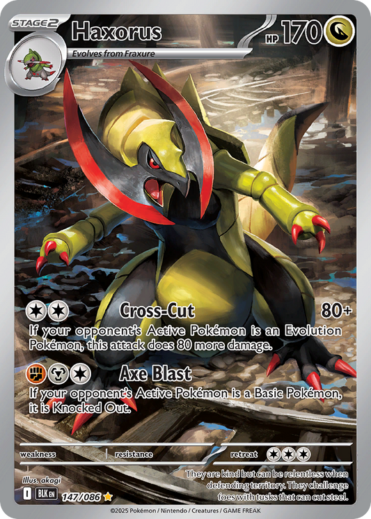 Haxorus 147/086 - Reverse Holo
