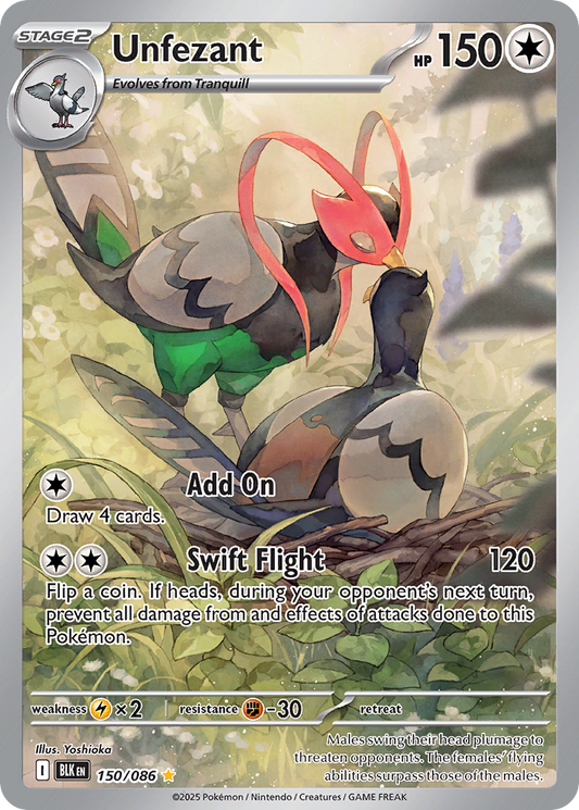 Unfezant 150/086 - Reverse Holo