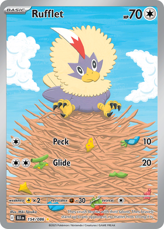 Rufflet 154/086 - Reverse Holo