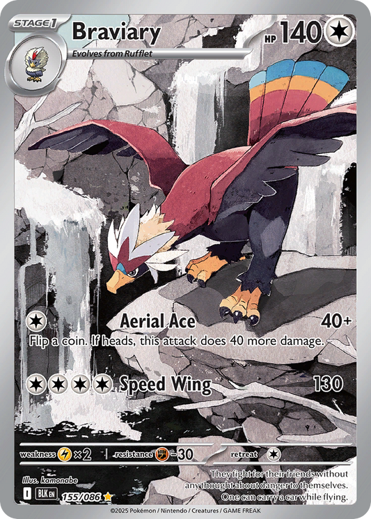 Braviary 155/086 - Reverse Holo